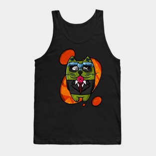 Agent cat Tank Top